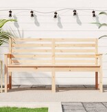 VidaXL Tuinbank 159,5x48x91,5 cm massief grenenhout