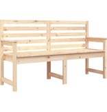VidaXL Tuinbank 159,5x48x91,5 cm massief grenenhout