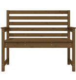 VidaXL Tuinbank 109x48x91,5 cm massief grenenhout honingbruin
