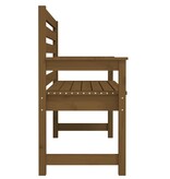 VidaXL Tuinbank 109x48x91,5 cm massief grenenhout honingbruin