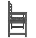 VidaXL Tuinbank 109x48x91,5 cm massief grenenhout grijs