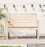 VidaXL Tuinbank 109x48x91,5 cm massief grenenhout