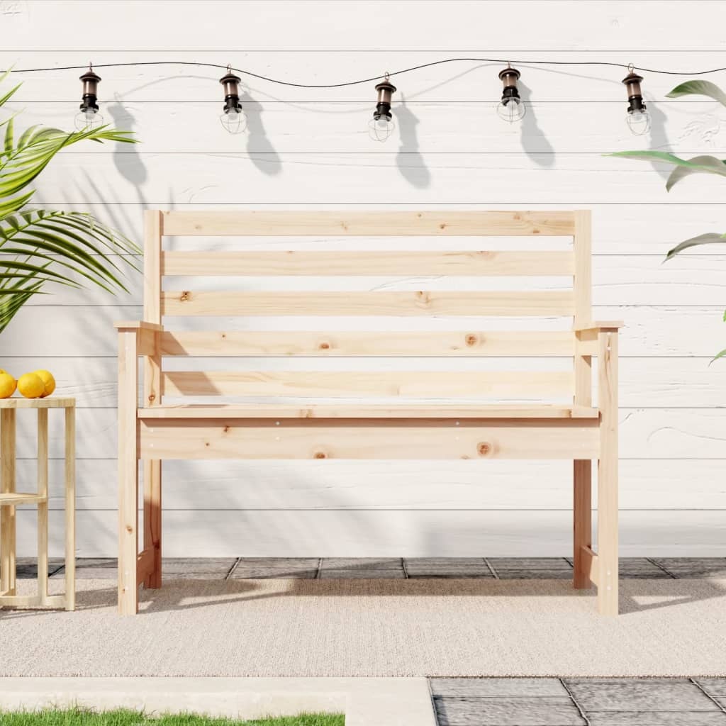 VidaXL Tuinbank 109x48x91,5 cm massief grenenhout