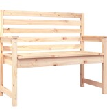 VidaXL Tuinbank 109x48x91,5 cm massief grenenhout