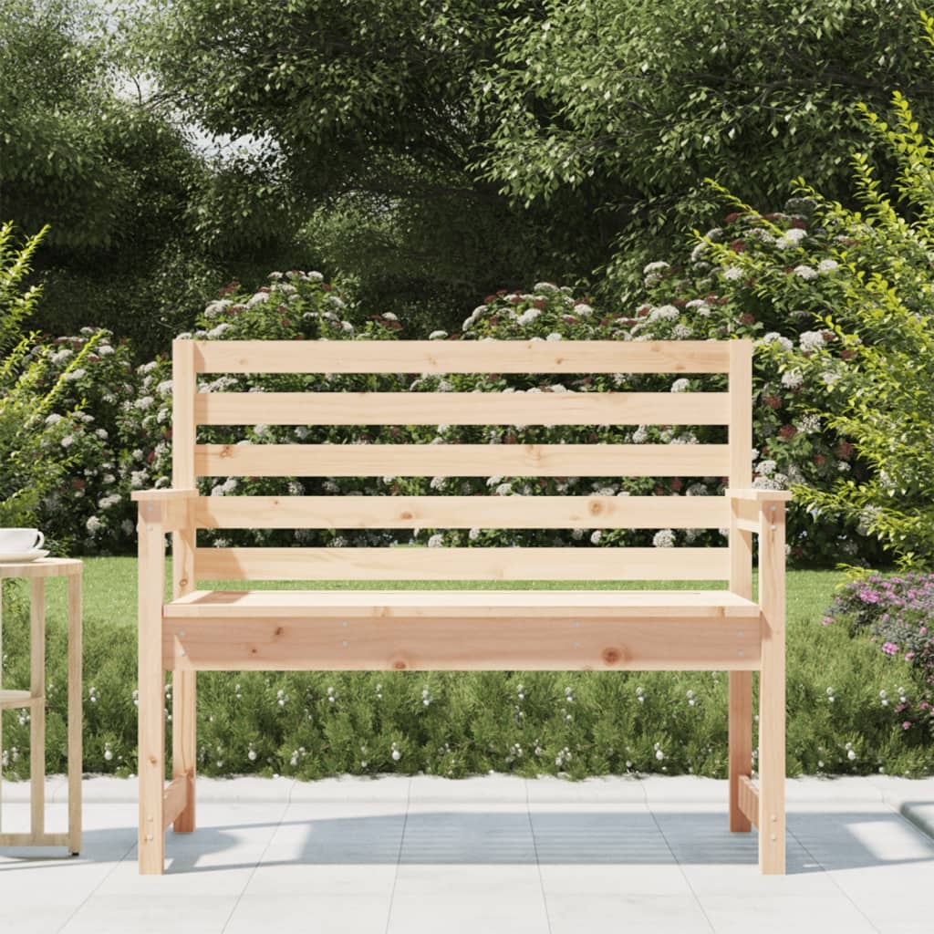 VidaXL Tuinbank 109x48x91,5 cm massief grenenhout