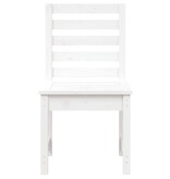 VidaXL Tuinstoelen 2 st 40,5x48x91,5 cm massief grenenhout wit