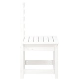 VidaXL Tuinstoelen 2 st 40,5x48x91,5 cm massief grenenhout wit