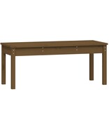 VidaXL Tuinbank 109x44x45 cm massief grenenhout honingbruin