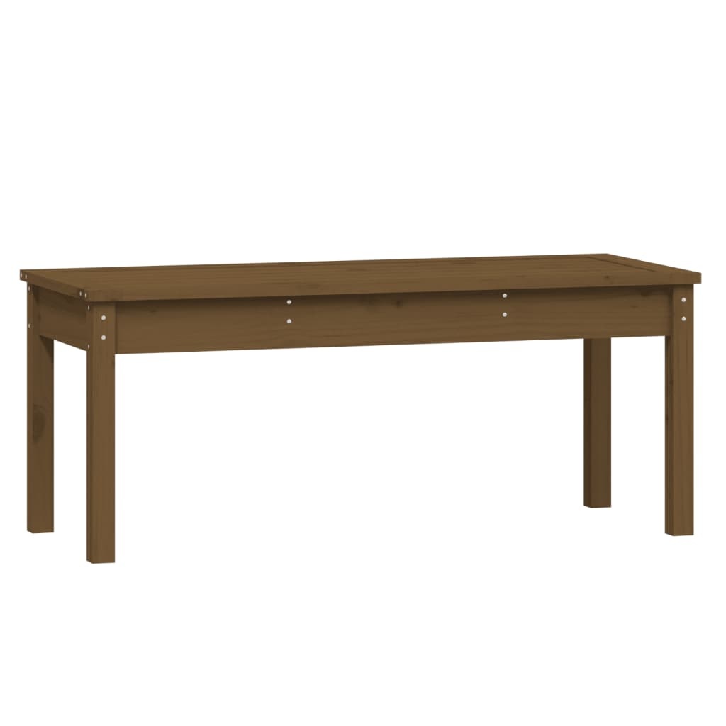 VidaXL Tuinbank 109x44x45 cm massief grenenhout honingbruin