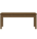 VidaXL Tuinbank 109x44x45 cm massief grenenhout honingbruin