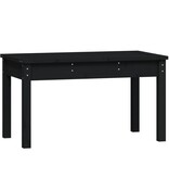 VidaXL Tuinbank 80x44x45 cm massief grenenhout zwart