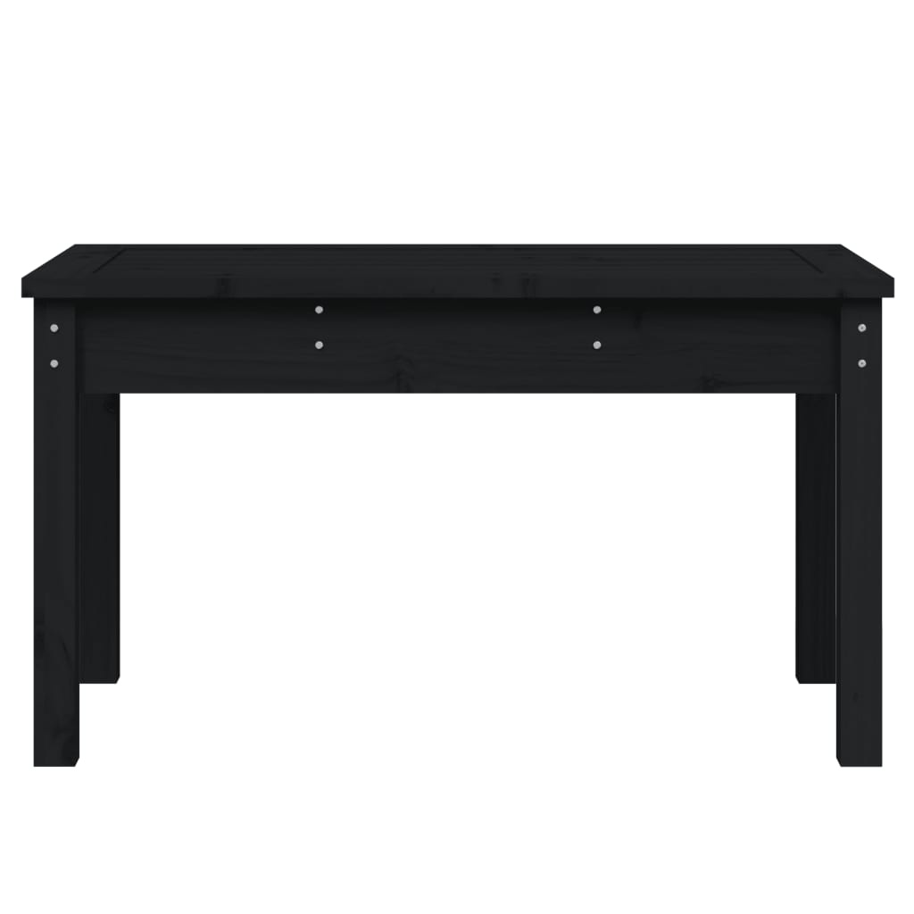VidaXL Tuinbank 80x44x45 cm massief grenenhout zwart
