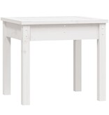 VidaXL Tuinbank 50x44x45 cm massief grenenhout wit
