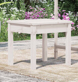 VidaXL Tuinbank 50x44x45 cm massief grenenhout wit