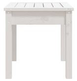 VidaXL Tuinbank 50x44x45 cm massief grenenhout wit