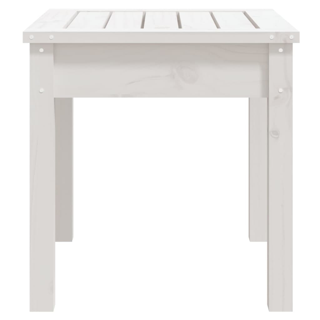 VidaXL Tuinbank 50x44x45 cm massief grenenhout wit