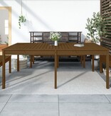 VidaXL Tuintafel 203,5x100x76 cm massief grenenhout honingbruin