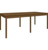 VidaXL Tuintafel 203,5x100x76 cm massief grenenhout honingbruin
