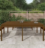 VidaXL Tuintafel 203,5x100x76 cm massief grenenhout honingbruin