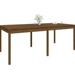 VidaXL Tuintafel 203,5x100x76 cm massief grenenhout honingbruin