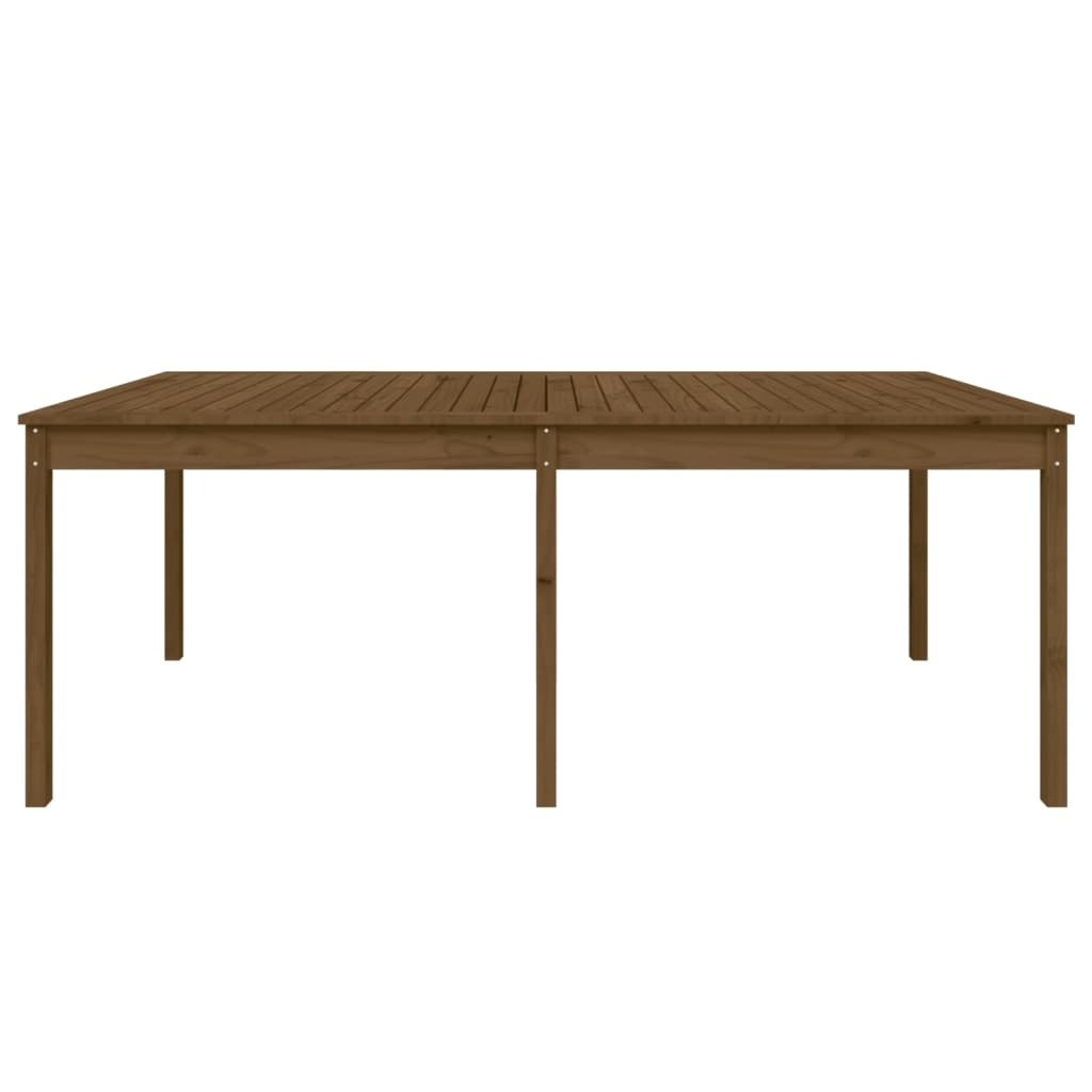 VidaXL Tuintafel 203,5x100x76 cm massief grenenhout honingbruin