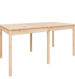 vidaXL Tuintafel 159,5x82,5x76 cm massief grenenhout