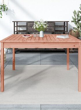 vidaXL Tuintafel 121x82,5x76 cm massief douglashout