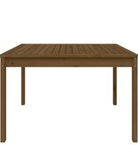 vidaXL Tuintafel 121x82,5x76 cm massief grenenhout honingbruin