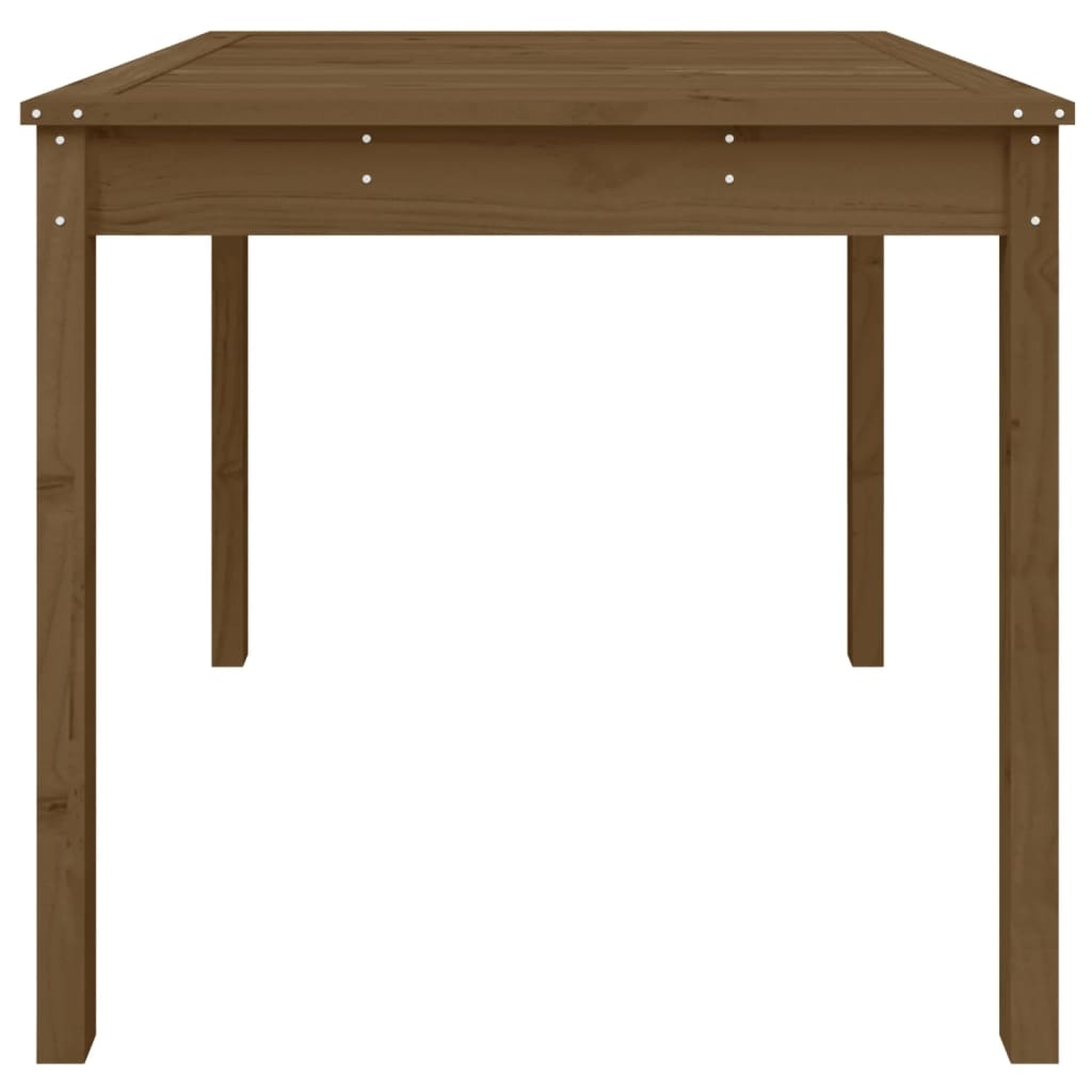 VidaXL Tuintafel 82,5x82,5x76 cm massief grenenhout honingbruin