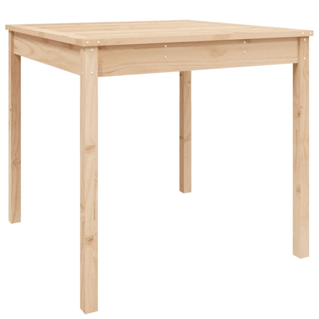 vidaXL Tuintafel 82,5x82,5x76 cm massief grenenhout