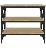 VidaXL Bijzettafel 55x38x45 cm bewerkt hout sonoma eikenkleurig