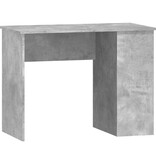 VidaXL Bureau 100x55x75 cm bewerkt hout betongrijs