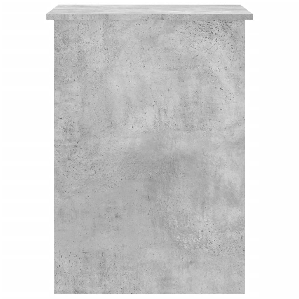 VidaXL Bureau 100x55x75 cm bewerkt hout betongrijs
