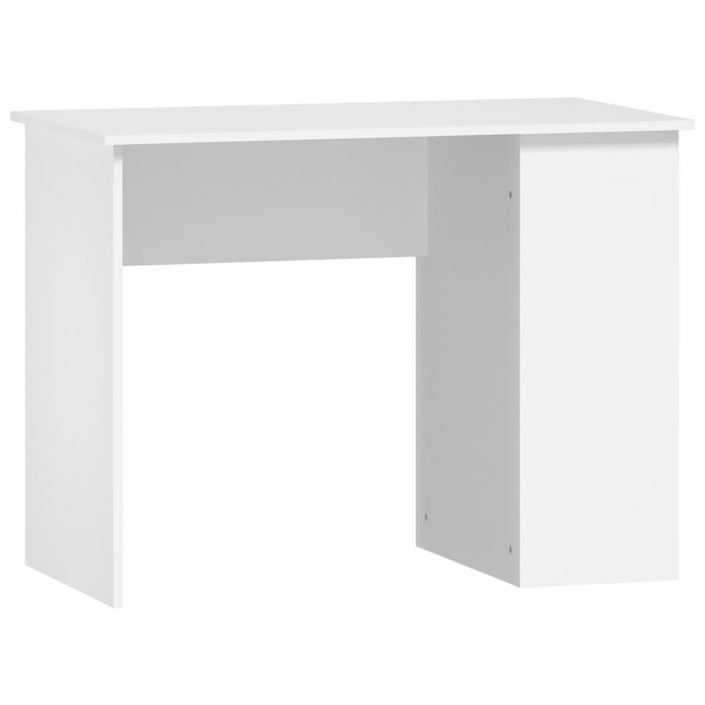 VidaXL Bureau 100x55x75 cm bewerkt hout wit