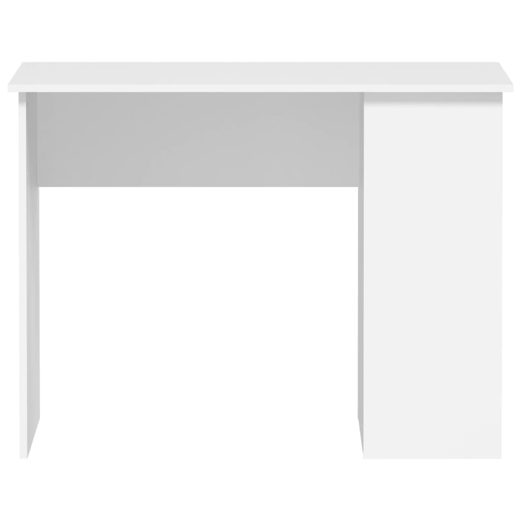 VidaXL Bureau 100x55x75 cm bewerkt hout wit