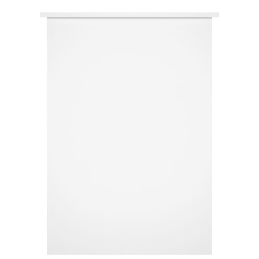VidaXL Bureau 100x55x75 cm bewerkt hout wit