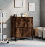 VidaXL Dressoir 60x35x70 cm bewerkt hout gerookt eikenkleurig