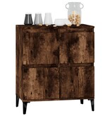 VidaXL Dressoir 60x35x70 cm bewerkt hout gerookt eikenkleurig