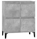 VidaXL Dressoir 60x35x70 cm bewerkt hout betongrijs