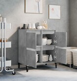 VidaXL Dressoir 60x35x70 cm bewerkt hout betongrijs