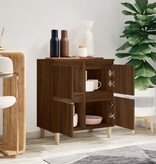 VidaXL Dressoir 60x35x70 cm bewerkt hout bruineikenkleurig