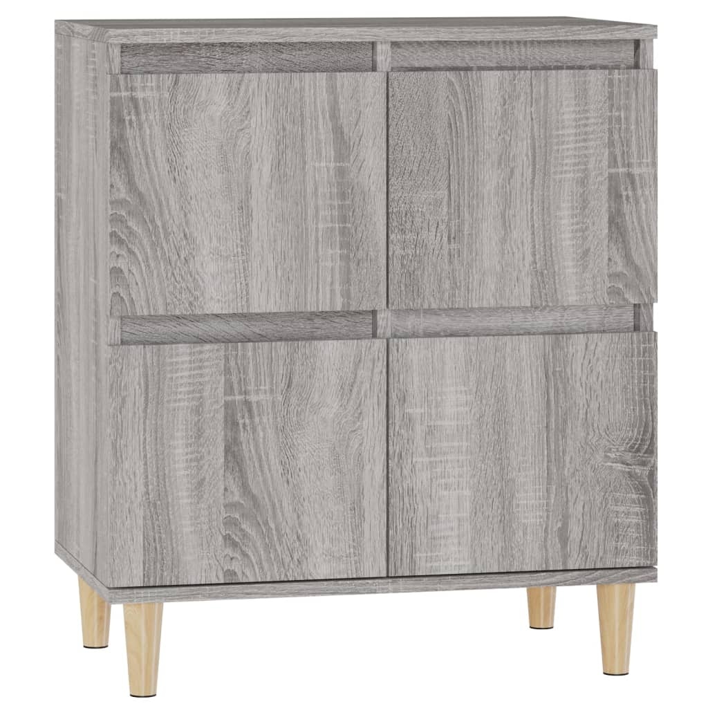 VidaXL Dressoir 60x30x75 cm bewerkt hout grijs sonoma eikenkleurig