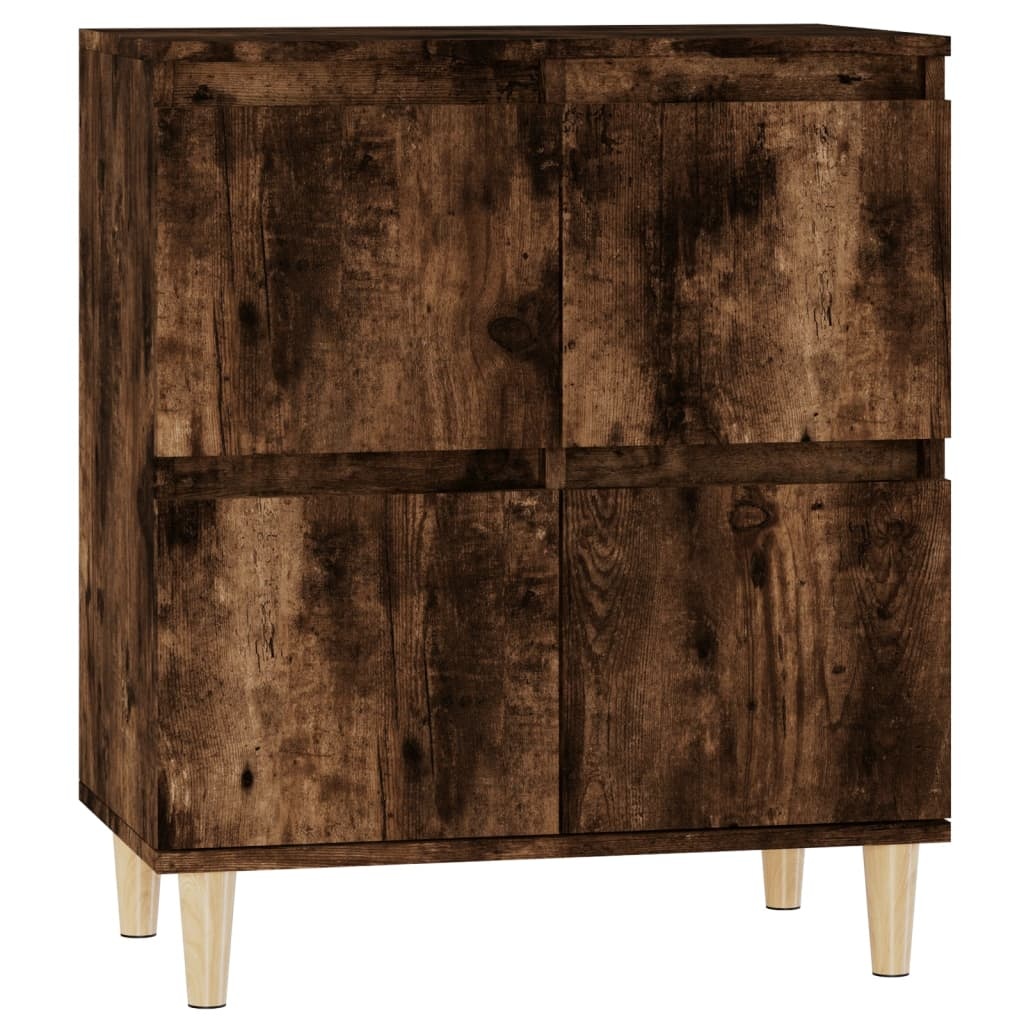 VidaXL Dressoir 60x35x70 cm bewerkt hout gerookt eikenkleurig