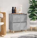 VidaXL Dressoir 60x35x70 cm bewerkt hout betongrijs