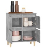 VidaXL Dressoir 60x35x70 cm bewerkt hout betongrijs