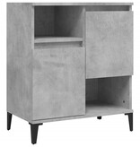 VidaXL Dressoir 60x35x70 cm bewerkt hout betongrijs