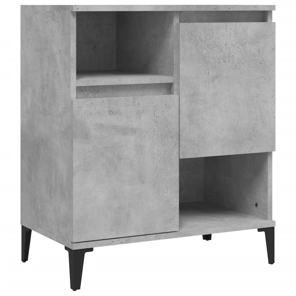VidaXL Dressoir 60x35x70 cm bewerkt hout betongrijs