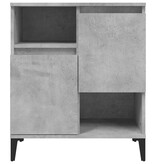 VidaXL Dressoir 60x35x70 cm bewerkt hout betongrijs