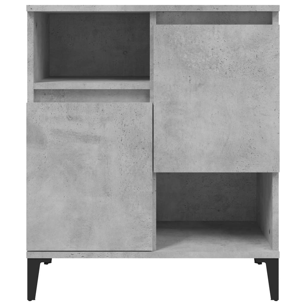 VidaXL Dressoir 60x35x70 cm bewerkt hout betongrijs