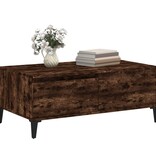 VidaXL Salontafel 90x50x36,5 cm bewerkt hout gerookt eikenkleurig